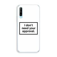 CaseCompany Don't need approval: Huawei P Smart Pro Transparant Hoesje