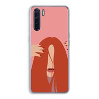 CaseCompany Woke up like this: Oppo A91 Transparant Hoesje