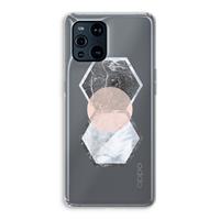 CaseCompany Creatieve toets: Oppo Find X3 Transparant Hoesje