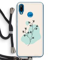 CaseCompany Love your petals: Huawei P20 Lite Transparant Hoesje met koord