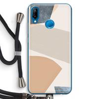 CaseCompany Formo: Huawei P20 Lite Transparant Hoesje met koord