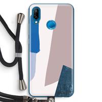 CaseCompany Lapis: Huawei P20 Lite Transparant Hoesje met koord