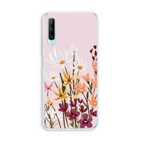 CaseCompany Painted wildflowers: Huawei P Smart Pro Transparant Hoesje