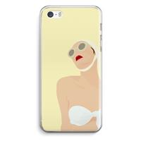 CaseCompany Summer: iPhone 5 / 5S / SE Transparant Hoesje