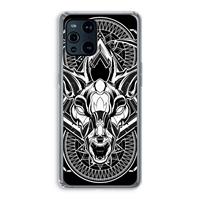 CaseCompany Oh Deer: Oppo Find X3 Transparant Hoesje