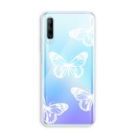 CaseCompany White butterfly: Huawei P Smart Pro Transparant Hoesje