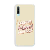 CaseCompany Pizza is the answer: Huawei P Smart Pro Transparant Hoesje