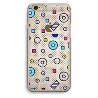 CaseCompany 8-bit N°9: iPhone 6 / 6S Transparant Hoesje