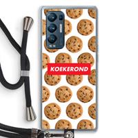 CaseCompany Koekerond: Oppo Find X3 Neo Transparant Hoesje met koord