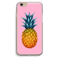 CaseCompany Grote ananas: iPhone 6 / 6S Transparant Hoesje