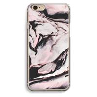 CaseCompany Roze stroom: iPhone 6 / 6S Transparant Hoesje