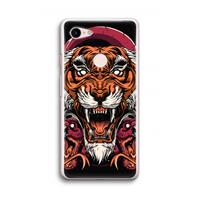 CaseCompany Tiger and Rattlesnakes: Google Pixel 3 Transparant Hoesje