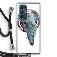 CaseCompany Golden Falcon: Oppo Find X3 Neo Transparant Hoesje met koord