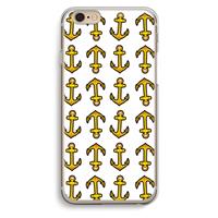 CaseCompany Musketon Anchor: iPhone 6 / 6S Transparant Hoesje