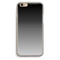 CaseCompany Musketon Halftone: iPhone 6 / 6S Transparant Hoesje