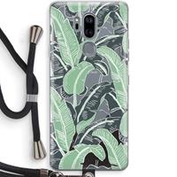 CaseCompany This Sh*t Is Bananas: LG G7 Thinq Transparant Hoesje met koord