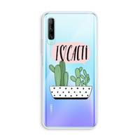 CaseCompany I love cacti: Huawei P Smart Pro Transparant Hoesje