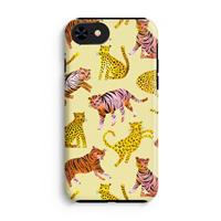 CaseCompany Cute Tigers and Leopards: iPhone 7 Tough Case