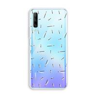 CaseCompany Hipster stripes: Huawei P Smart Pro Transparant Hoesje