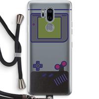 CaseCompany Game On: LG G7 Thinq Transparant Hoesje met koord