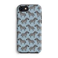 CaseCompany Zebra: iPhone 7 Tough Case