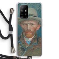CaseCompany Van Gogh: Oppo A94 5G Transparant Hoesje met koord