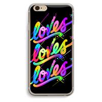 CaseCompany Loves: iPhone 6 / 6S Transparant Hoesje