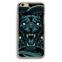 CaseCompany Cougar and Vipers: iPhone 6 / 6S Transparant Hoesje
