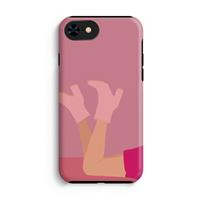 CaseCompany Pink boots: iPhone 7 Tough Case
