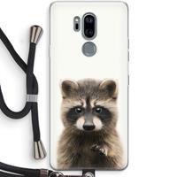 CaseCompany Rocco: LG G7 Thinq Transparant Hoesje met koord