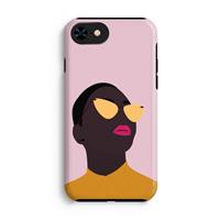 CaseCompany Yellow glasses: iPhone 7 Tough Case