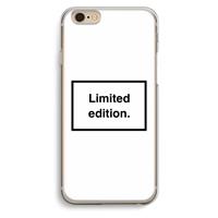 CaseCompany Limited edition: iPhone 6 / 6S Transparant Hoesje