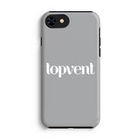 CaseCompany Topvent Grijs Wit: iPhone 7 Tough Case