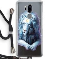 CaseCompany Child Of Light: LG G7 Thinq Transparant Hoesje met koord