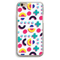 CaseCompany 8-bit N°2: iPhone 6 / 6S Transparant Hoesje
