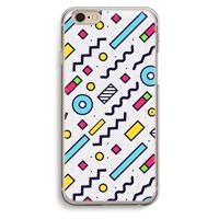 CaseCompany 8-bit N°8: iPhone 6 / 6S Transparant Hoesje
