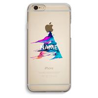 CaseCompany Abstract Spectrum: iPhone 6 / 6S Transparant Hoesje