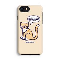 CaseCompany Miauw: iPhone 7 Tough Case