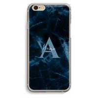 CaseCompany Midnight Marble: iPhone 6 / 6S Transparant Hoesje