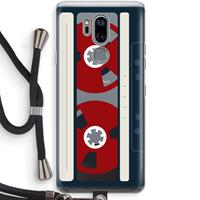 CaseCompany Here's your tape: LG G7 Thinq Transparant Hoesje met koord