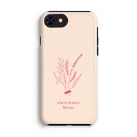 CaseCompany Where flowers bloom: iPhone 7 Tough Case