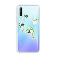 CaseCompany Hang In There: Huawei P Smart Pro Transparant Hoesje