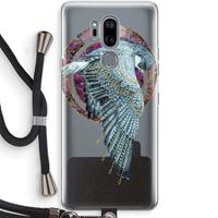 CaseCompany Golden Falcon: LG G7 Thinq Transparant Hoesje met koord