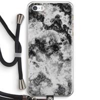 CaseCompany Onweer: iPhone 5 / 5S / SE Transparant Hoesje met koord