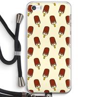 CaseCompany Yummy: iPhone 5 / 5S / SE Transparant Hoesje met koord