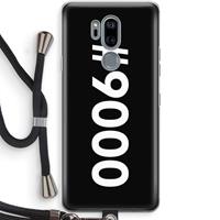 CaseCompany 9000: LG G7 Thinq Transparant Hoesje met koord