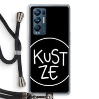 CaseCompany KUST ZE: Oppo Find X3 Neo Transparant Hoesje met koord