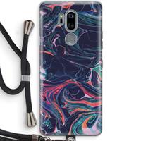 CaseCompany Light Years Beyond: LG G7 Thinq Transparant Hoesje met koord
