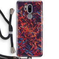 CaseCompany Lucifer: LG G7 Thinq Transparant Hoesje met koord