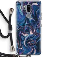 CaseCompany Mirrored Mirage: LG G7 Thinq Transparant Hoesje met koord
